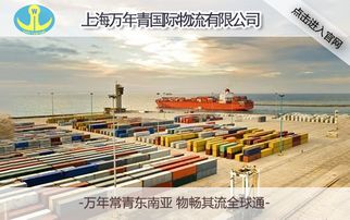 上海到新加坡海運費用多少 萬年青國際物流